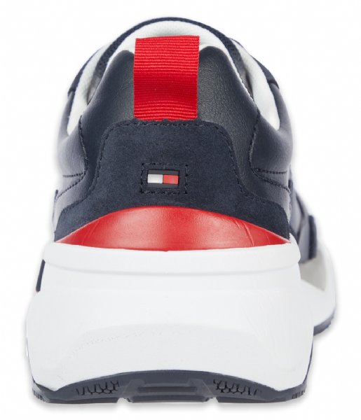 Tommy Hilfiger Sneaker Premium Leather Runn Desert Sky (DW5)